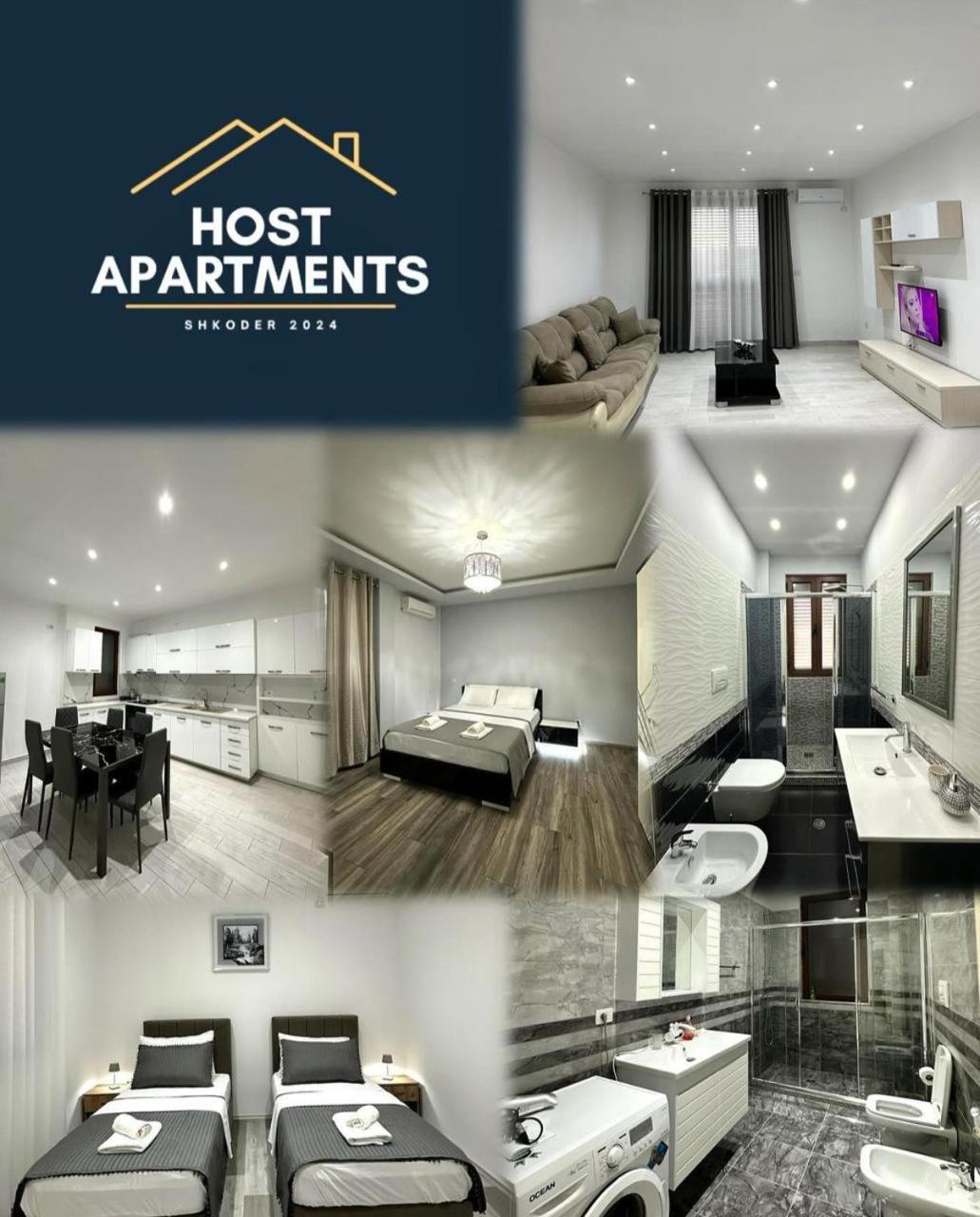 Host Apartments Shkodër Buitenkant foto